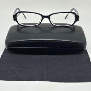 Calvin Klein Collection CK7709 161 Blue on Crystal Clear Eyeglasses Frame w Case